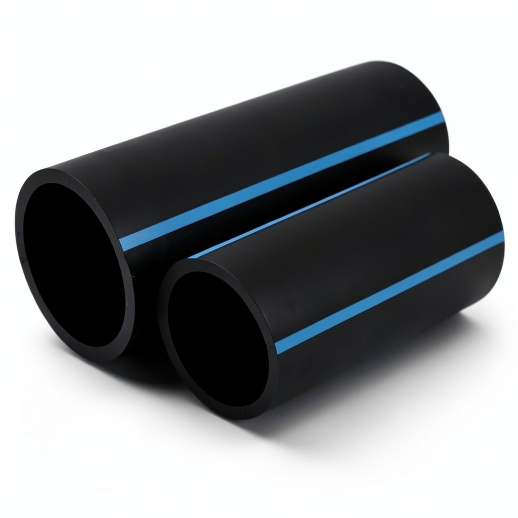 أنابيب HDPE الوطني ضغط 10 بار قطر خارجي 400 مم سمك 15.3 مم لون أسود