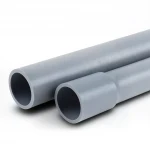 مواسير بلاستيك UPVC للتمديدات الكهربائية الوطنى ضغط 2 بار  قطر خارجي 160 مم سمك 1.8 مم لون رمادي