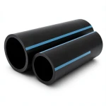 مواسير HDPE الوطني لشبكات المياه ضغط 8 بار قطر خارجي 32 مم سمك 1.5 مم لون اسود