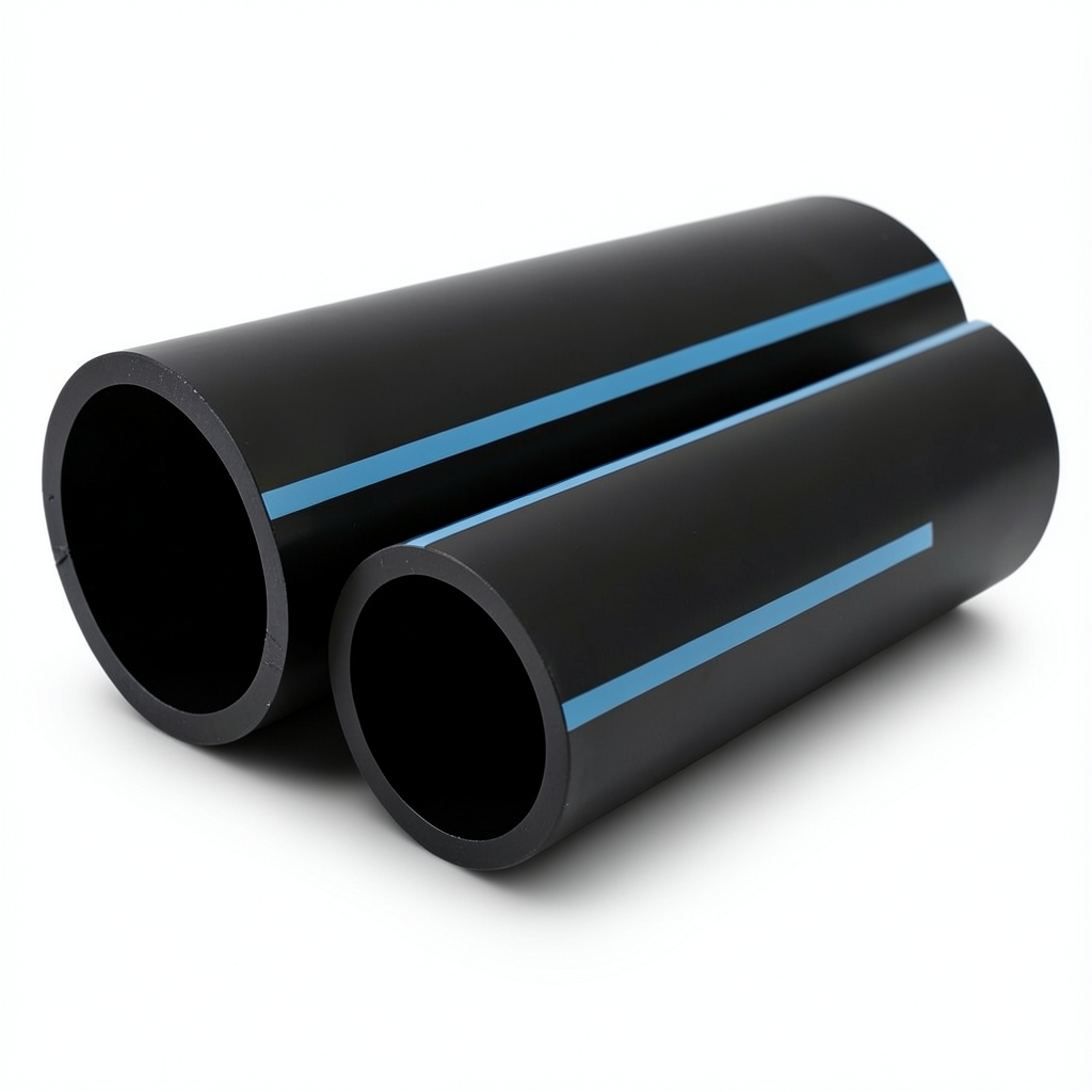 مواسير HDPE الوطني لشبكات المياه ضغط 8 بار قطر خارجي 32 مم سمك 1.5 مم لون اسود