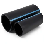 أنابيب HDPE الوطني ضغط 12.5 بار قطر خارجي 110 مم سمك 5.3 مم أسود