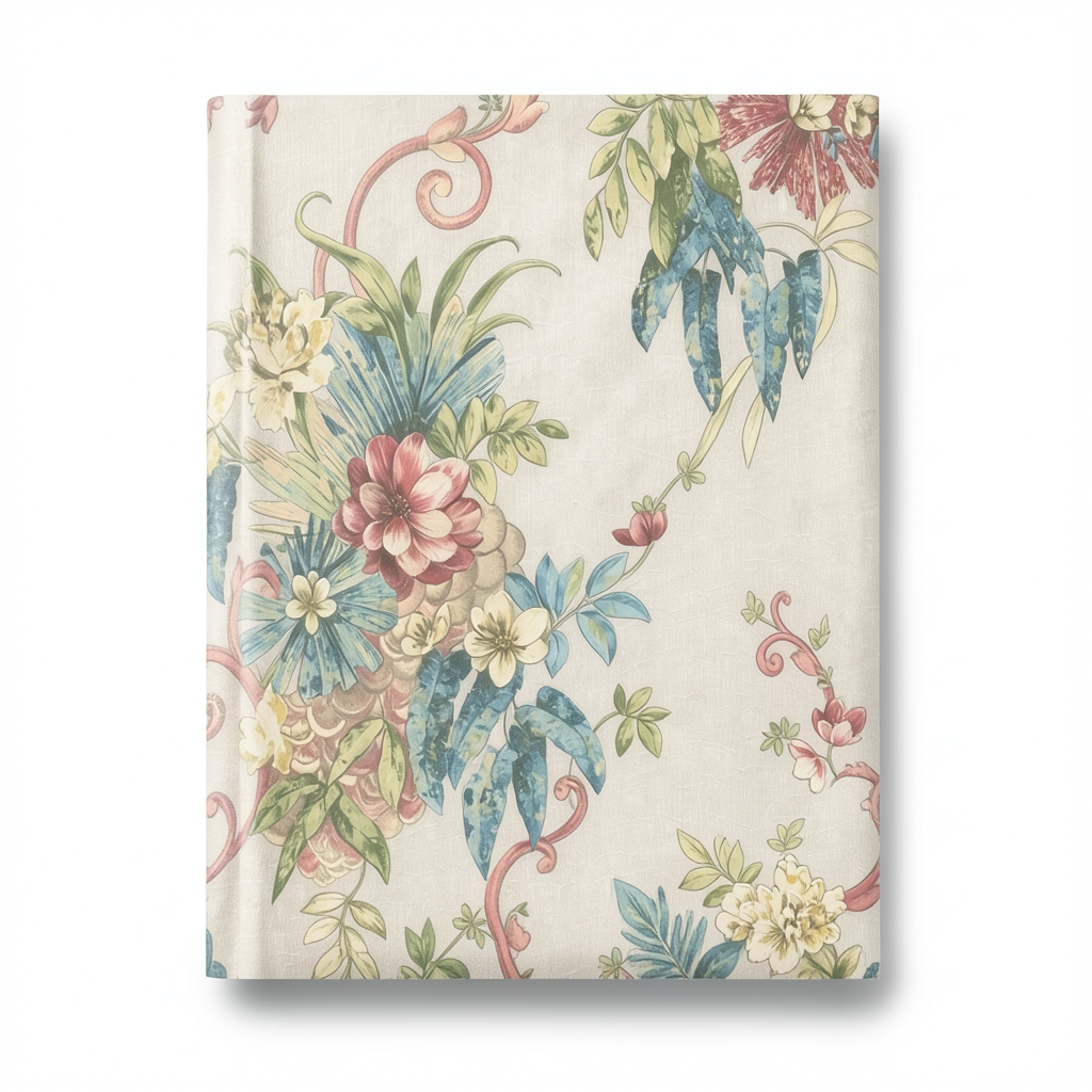 Floral Wall Covering 10m x 1.06m Beige, Model 82875
