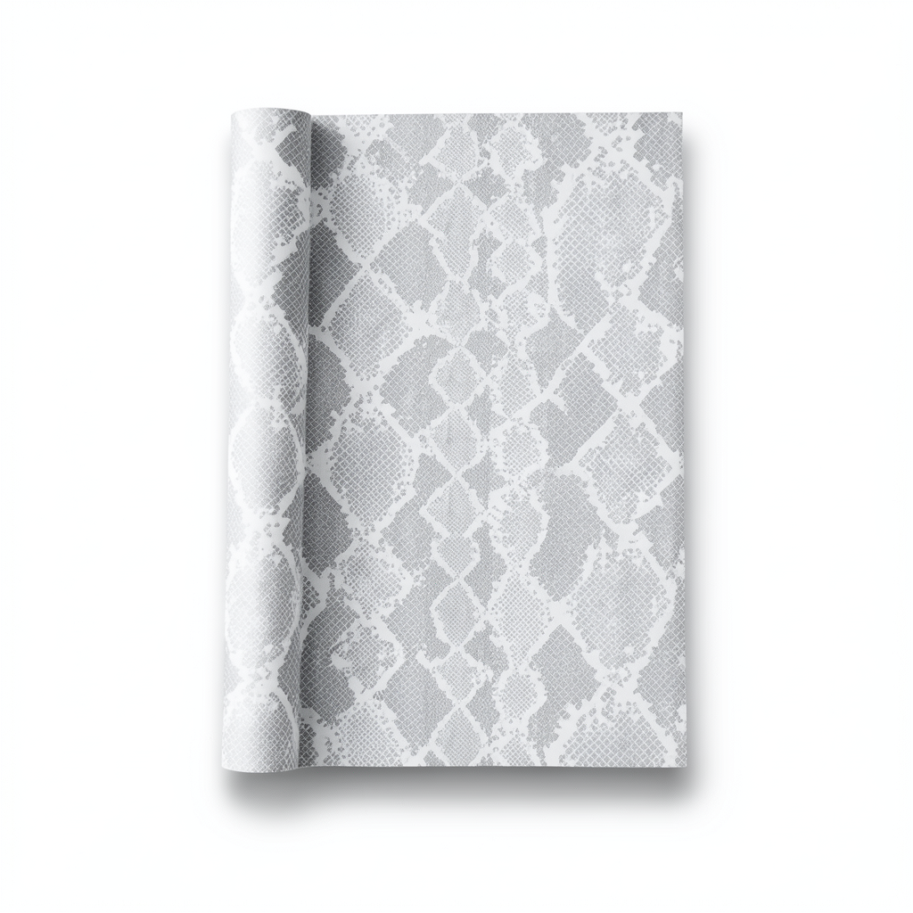 Italian Wallpaper Patterned Design Light Gray, Size 10m x 0.70m, Model rc17099
