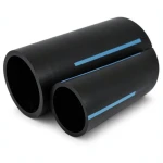 مواسير HDPE الوطني ضغط 12.5 بار قطر 140 مم سمك 6.7 مم أسود