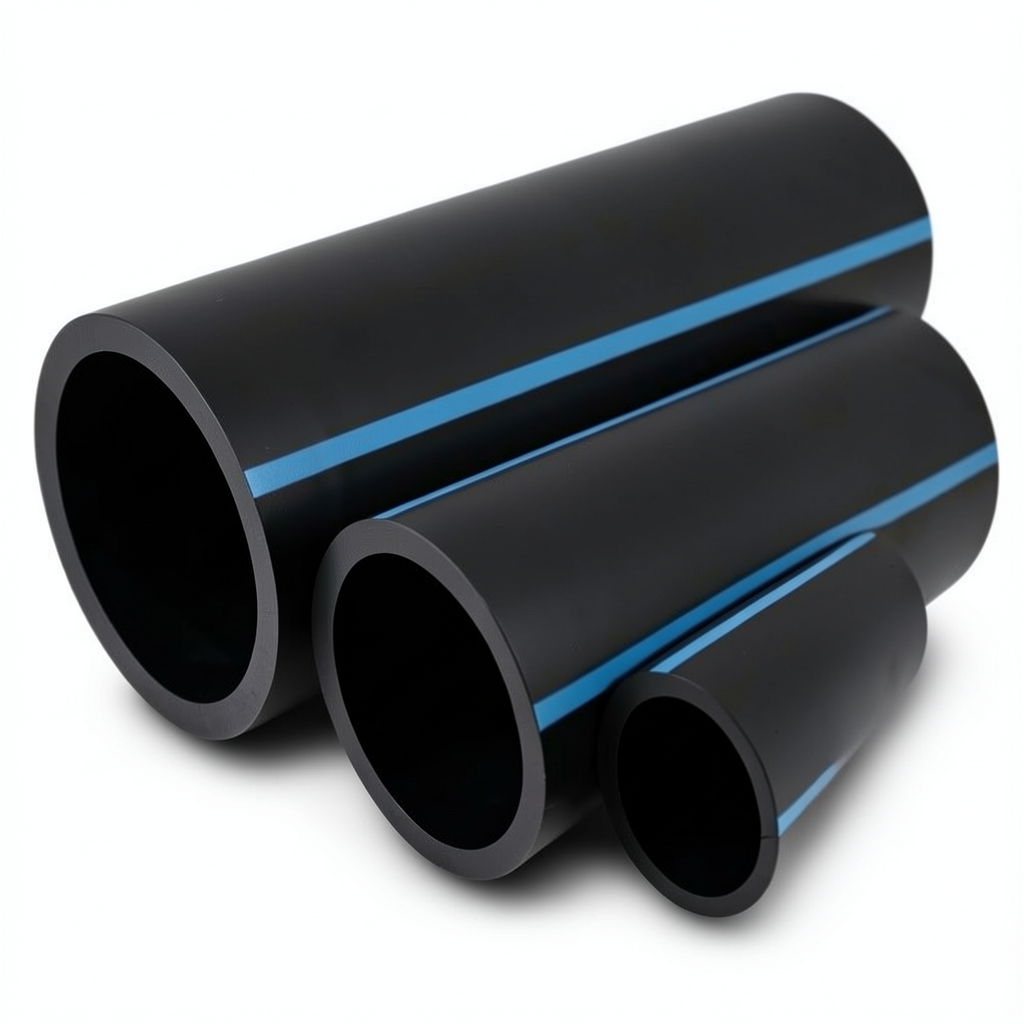 NPF HDPE Pipes Nominal Pressure 12.5 Bar Outside Diameter 25 mm Thickness 1.5 mm Black