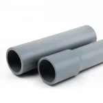 مواسير بلاستيك UPVC للتمديدات الكهربائية الوطنى ضغط 2 بار  قطر خارجي 125 مم سمك 1.8 مم لون رمادي