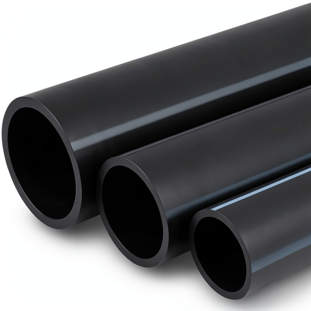 أنابيب HDPE الوطني ضغط 12.5 بار قطر 32 مم سمك 1.9 مم لون أسود