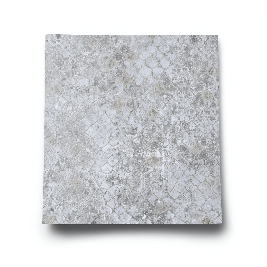 ورق جداري ايطالي رمادي فاتح تصميم نقشات 10 م×0.70 م موديل rc17101
