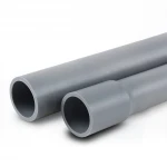 مواسير UPVC للتمديدات الكهربائية الوطنى ضغط 2 بار  قطر خارجي 180 مم سمك 1.8 مم لون رمادي