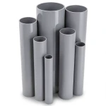 مواسير UPVC ضغط 21.7 بار مقاس 1/2 إنش سمك 1.6 مم لون رمادي