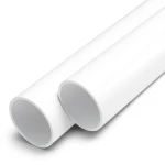 أنابيب UPVC ضغط اسمي 9 بار مقاس 2 إنش سمك 2.5 مم لون أبيض
