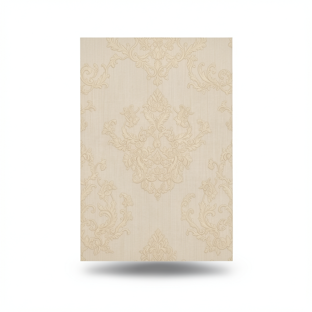 Italian Classic Wallpaper 10m x 0.73m Beige, Model 56852