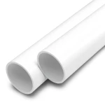 أنابيب UPVC ضغط اسمي 9 بار مقاس 2 إنش سمك 2.5 مم لون أبيض