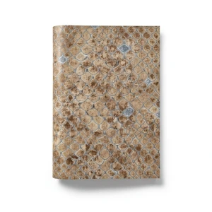 Italian Wallpaper Patterned Design Brown Color, Size 10mx0.70m, Model rc17106