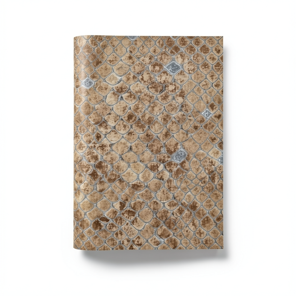 Italian Wallpaper Patterned Design Brown Color, Size 10mx0.70m, Model rc17106