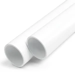 أنابيب UPVC ضغط اسمي 9 بار مقاس 6 إنش سمك 6.6 مم لون أبيض