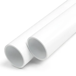 أنابيب UPVC ضغط اسمي 9 بار مقاس 6 إنش سمك 6.6 مم لون أبيض