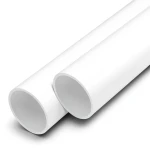 أنابيب UPVC ضغط اسمي 9 بار مقاس 8 إنش سمك 7.8 مم لون أبيض