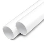 أنابيب UPVC ضغط اسمي 9 بار مقاس 6 إنش سمك 6.6 مم لون أبيض