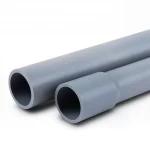 UPVC Pipes NPF Brand For Electrical Systems Nominal Pressure 2 Bar Outside Diameter 500 mm Thickness 4 mm Gray Colour