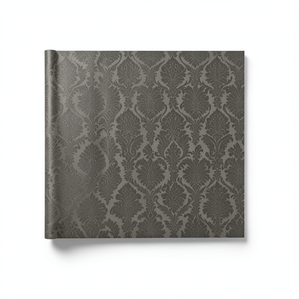 Italian Wallpaper Patterned Design Dark Beige, Size 10m x 0.70m, Model rc17082