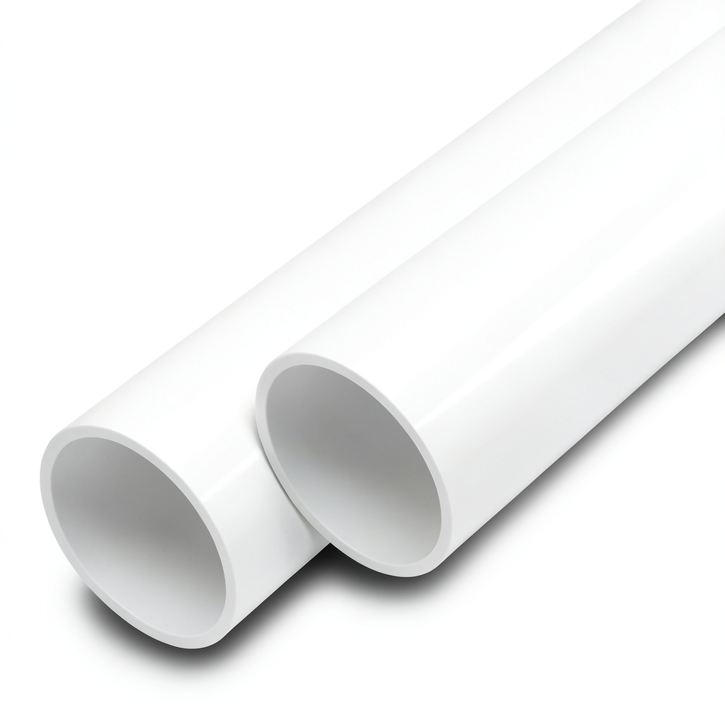 UPVC Pipes Nominal Pressure 12 Bar Size 2 Inch Thickness 3.1 mm White