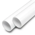 أنابيب UPVC ضغط اسمي 12 بار مقاس 4 إنش سمك 6 مم لون أبيض