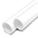 مواسير UPVC ضغط اسمي 15 بار مقاس 3/4 إنش سمك 1 مم لون أبيض