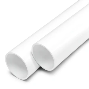 مواسير UPVC ضغط اسمي 15 بار مقاس 3/4 إنش سمك 1 مم لون أبيض