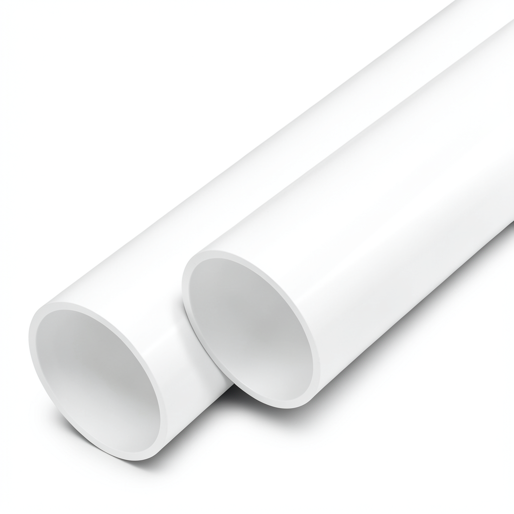 مواسير UPVC ضغط اسمي 15 بار مقاس 3/4 إنش سمك 1 مم لون أبيض