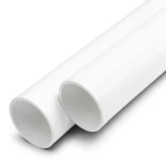 أنابيب UPVC ضغط 12 بار مقاس 8 إنش سمك 10.3 مم لون أبيض