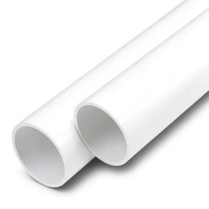 مواسير UPVC ضغط اسمي 15 بار مقاس 1 إنش سمك 2.1 مم لون أبيض