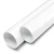 مواسير UPVC ضغط اسمي 15 بار مقاس 1/2 إنش سمك 1.7 مم لون أبيض - Image 1