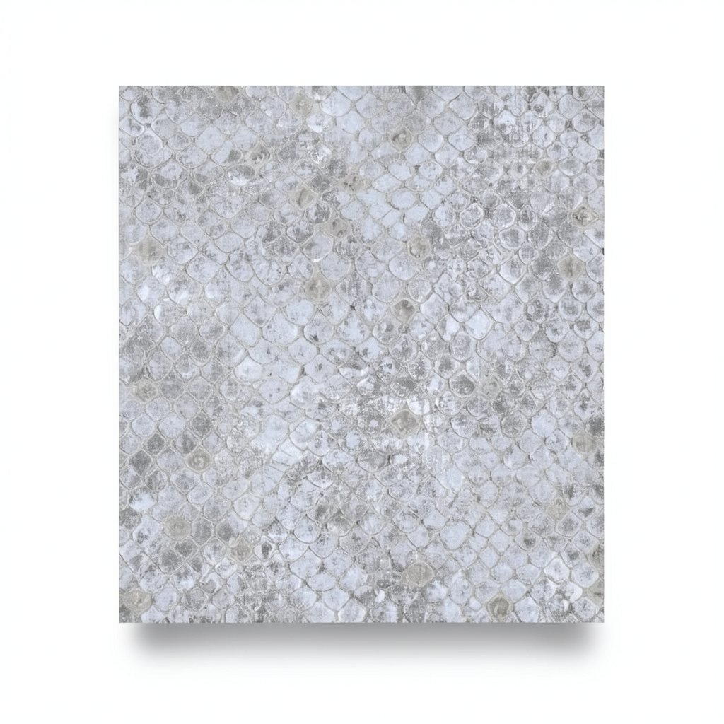Italian Wallpaper Light Gray Patterned Design 10m x 0.70m, Model rc17101
