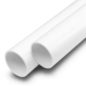 UPVC Pipes 15 Bar Nominal Pressure 1 1/2 Inch Size 3.1 mm Thickness White