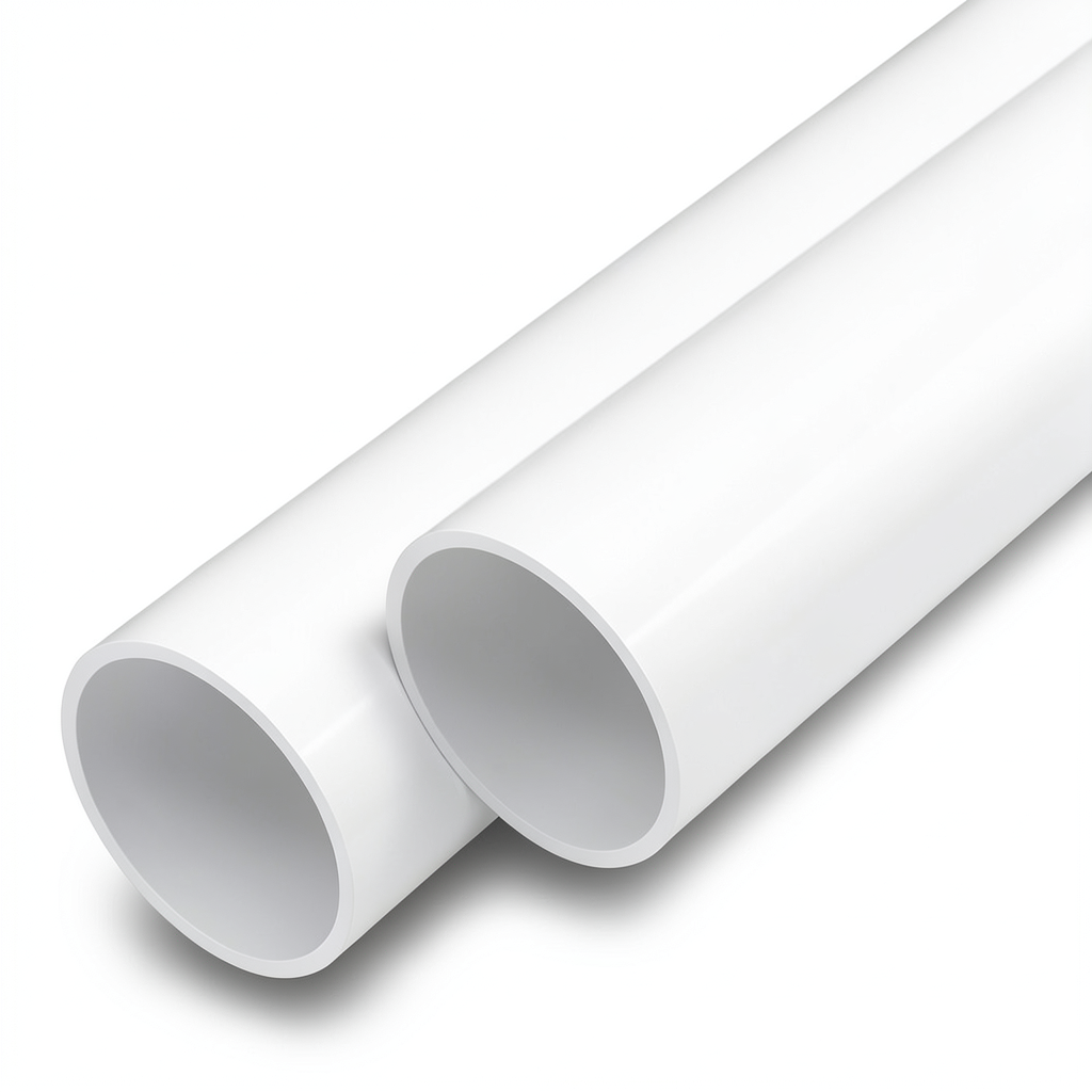 UPVC Pipes Nominal Pressure 15 Bar Size 1 Inch Thickness 2.1 mm White