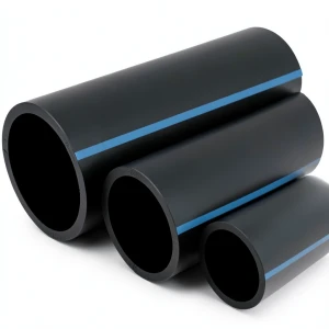 مواسير HDPE الوطني لشبكات المياه ضغط 12.5 بار قطر خارجي 50 مم سمك 3 مم لون اسود