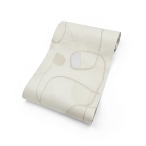 Modern Wall Covering Light Beige, 10m x 0.53m, Model 73203