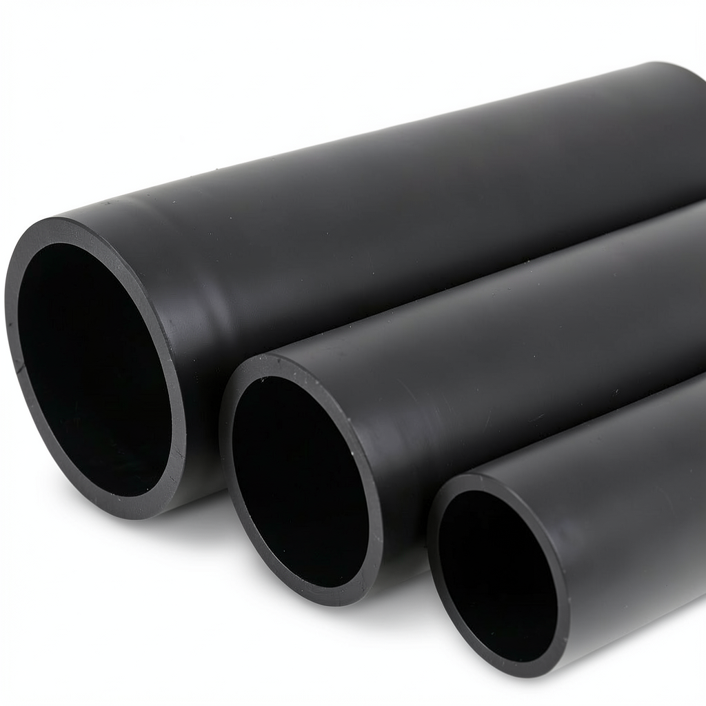 NPF HDPE Pipes for Water Networks Pressure 12.5 Bar Outside Diameter 180 mm Thickness 8.6 mm Black