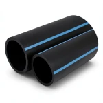 مواسير HDPE الوطني لشبكات المياه ضغط 12.5 بار قطر خارجي 50 مم سمك 3 مم لون اسود