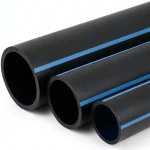 مواسير HDPE الوطني لشبكات المياه ضغط 12.5 بار قطر خارجي 75 مم سمك 4.5 مم لون اسود
