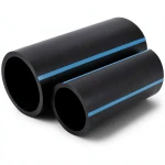 أنابيب HDPE الوطني ضغط 12.5 بار قطر خارجي 90 مم سمك 5.4 مم لون أسود
