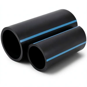 أنابيب HDPE الوطني ضغط 12.5 بار قطر خارجي 90 مم سمك 5.4 مم لون أسود