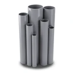 UPVC Pipes Nominal Pressure 21.7 Bar Size 1/2 inch Thickness 1.6 mm Gray