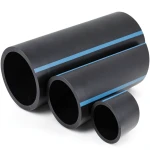 مواسير HDPE الوطني لشبكات المياه ضغط 12.5 بار قطر خارجي 75 مم سمك 4.5 مم لون اسود