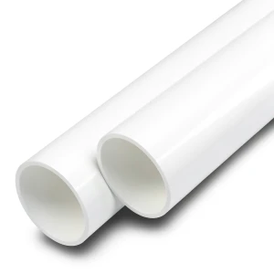 أنابيب UPVC ضغط اسمي 9 بار مقاس 2 إنش سمك 2.5 مم لون أبيض