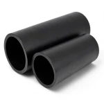 أنابيب HDPE الوطني ضغط 12.5 بار قطر 200 مم سمك 9.6 مم أسود