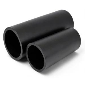 أنابيب HDPE الوطني ضغط 12.5 بار قطر 200 مم سمك 9.6 مم أسود