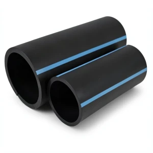 NPF HDPE Pipes Pressure 12.5 Bar Diameter 225 mm Thickness 10.8 mm Black