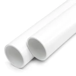 أنابيب UPVC ضغط اسمي 9 بار مقاس 6 إنش سمك 6.6 مم لون أبيض